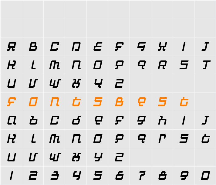 Automind Character Map