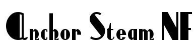 Anchor Steam NF Font Image