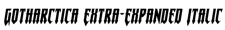 Gotharctica Extra-Expanded Italic