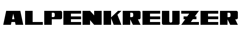Alpenkreuzer Font Image