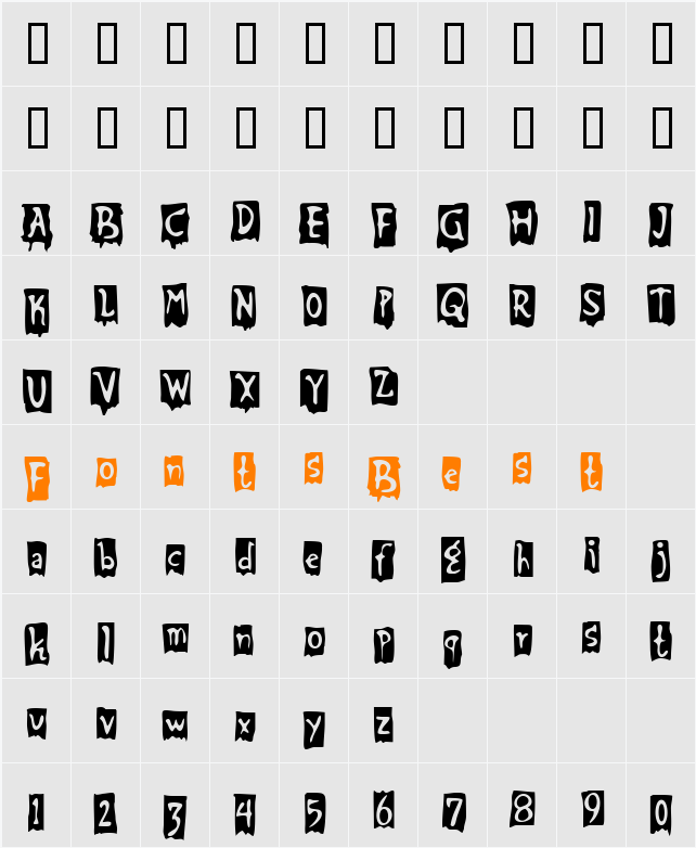 Beat My Guest Character Map