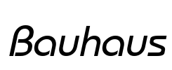Bauhaus Font Image