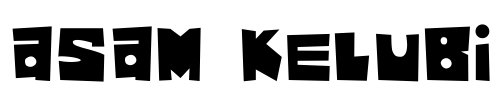 Asam Kelubi Font Image