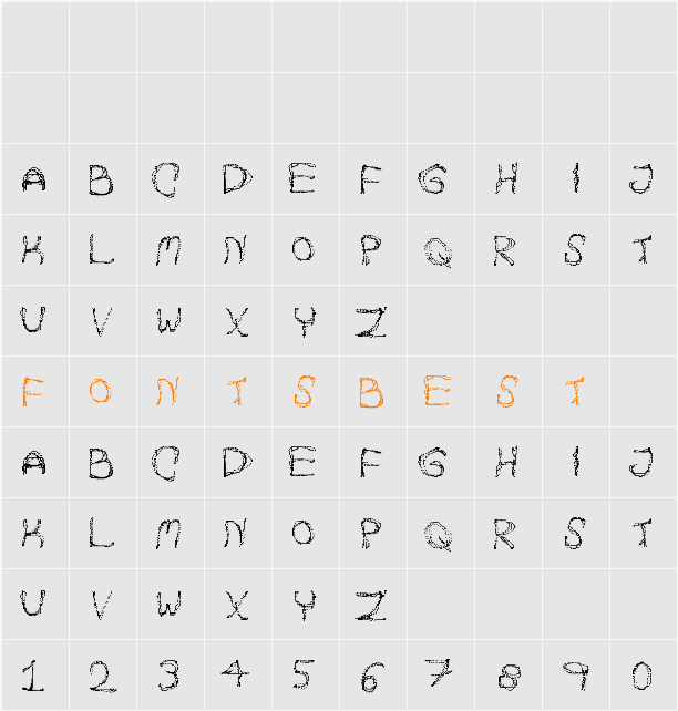 Autumn Pixels Character Map