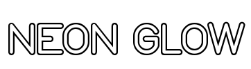 NEON GLOW Font Image