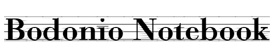 Bodonio Notebook