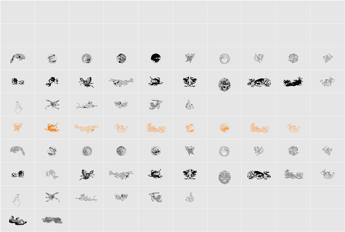 Chinatoo Character Map