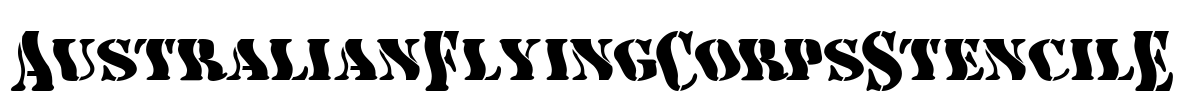 AustralianFlyingCorpsStencilE