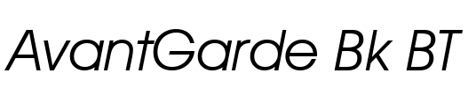 AvantGarde Bk BT