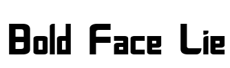 Bold Face Lie