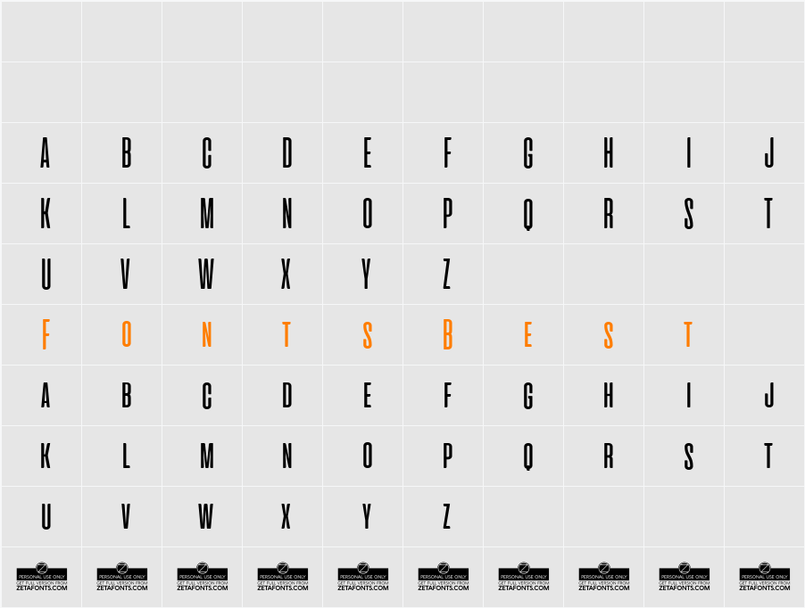 Aliens & cows Character Map