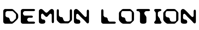 Demun Lotion Font Image