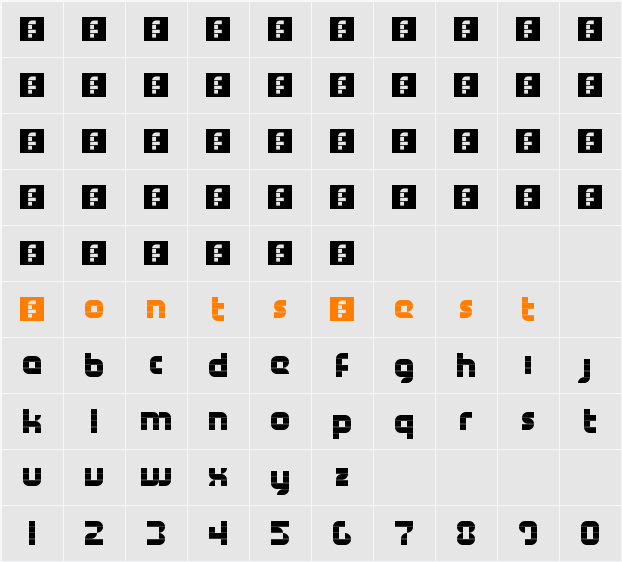 Dafont.com Character Map