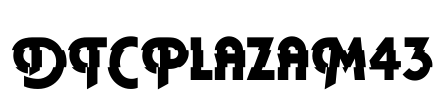 DTCPlazaM43 Font Image
