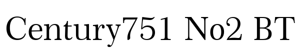 Century751 No2 BT