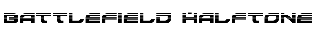 Battlefield Halftone Font Image