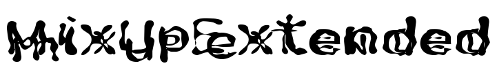 MixUpExtended Font Image