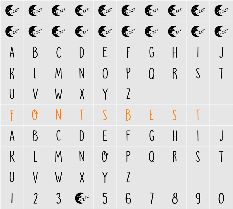 DK Moonlight Serenade Character Map