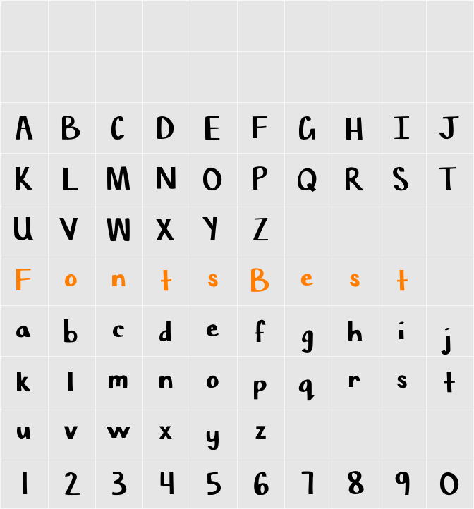 Chisel Mark Character Map