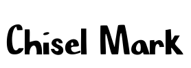 Chisel Mark Font Image
