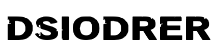DSIODRER Font Image