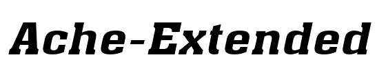Ache-Extended Font Image