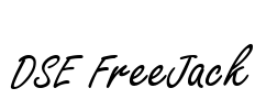 DSE FreeJack Font Image