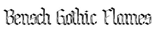 Bensch Gothic Flames
