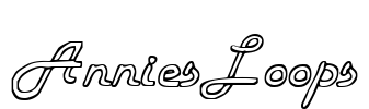AnniesLoops Font Image