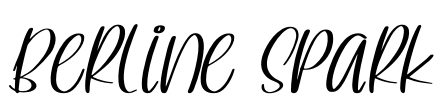 Berline Spark Font Image