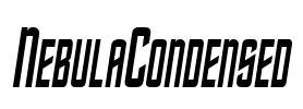 NebulaCondensed Font Image