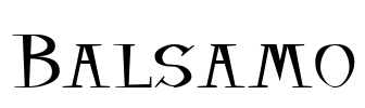 Balsamo Font Image