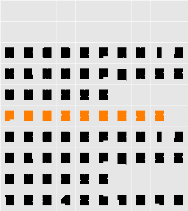 Bildhauer Kant Character Map