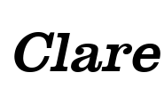 Clare Font Image