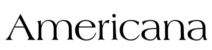 Americana Font Image