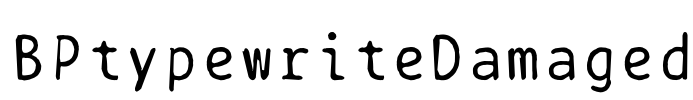 BPtypewriteDamaged