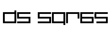 DS SQR65 Font Image
