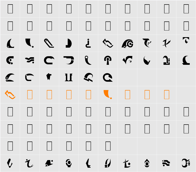 Babylon Centaur Character Map