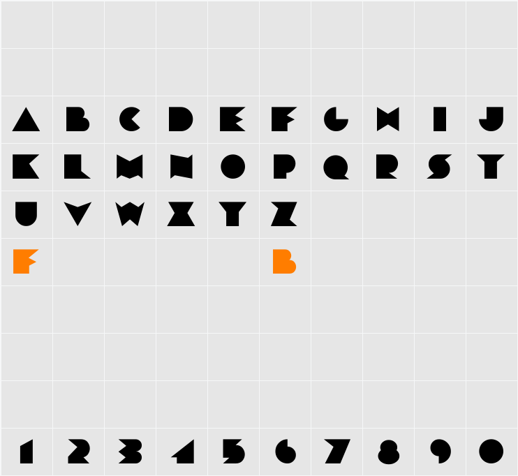 ChainsawGeometric Character Map