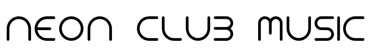 NEON CLUB MUSIC Font Image