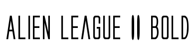 Alien League II Bold