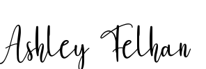Ashley Felhan Font Image