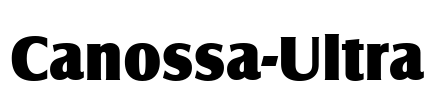 Canossa-Ultra Font Image