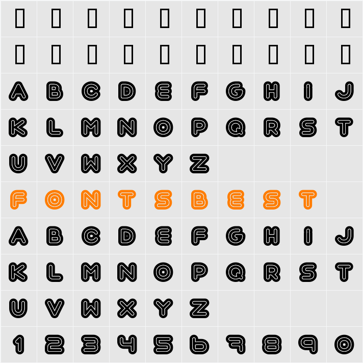 Automania Character Map