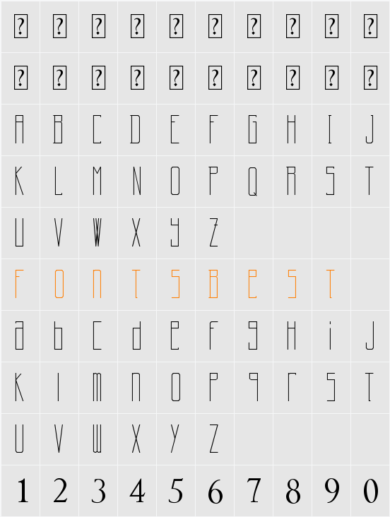 CherryMoon Character Map