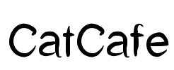CatCafe Font Image