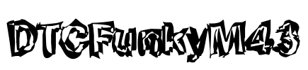 DTCFunkyM43 Font Image