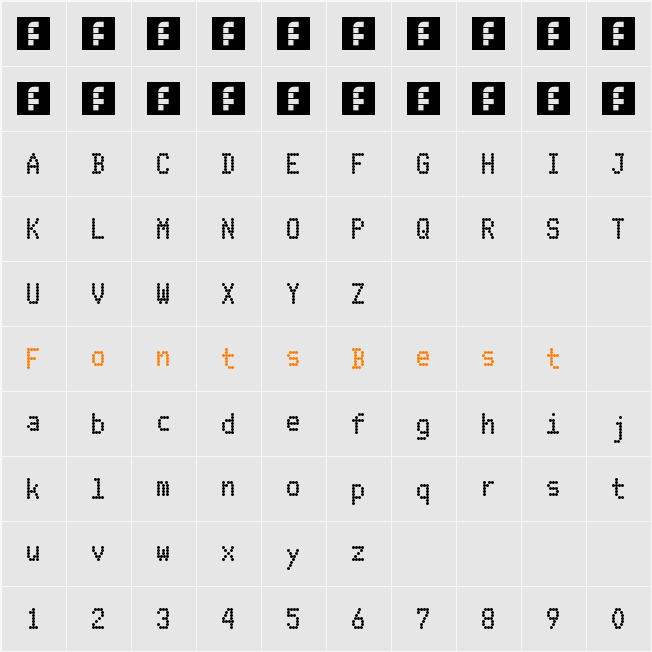 FS Blok Character Map