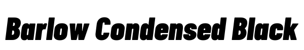 Barlow Condensed Black