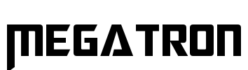 Megatron Font Image